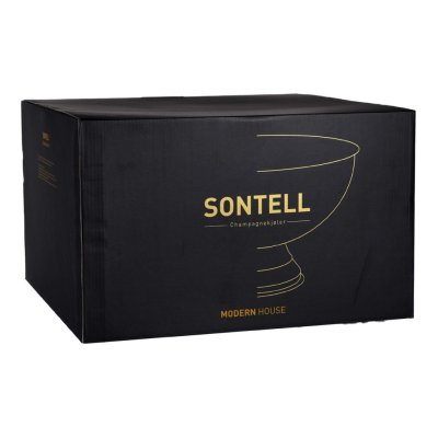 Champagnekøler forgyldt 10 liter